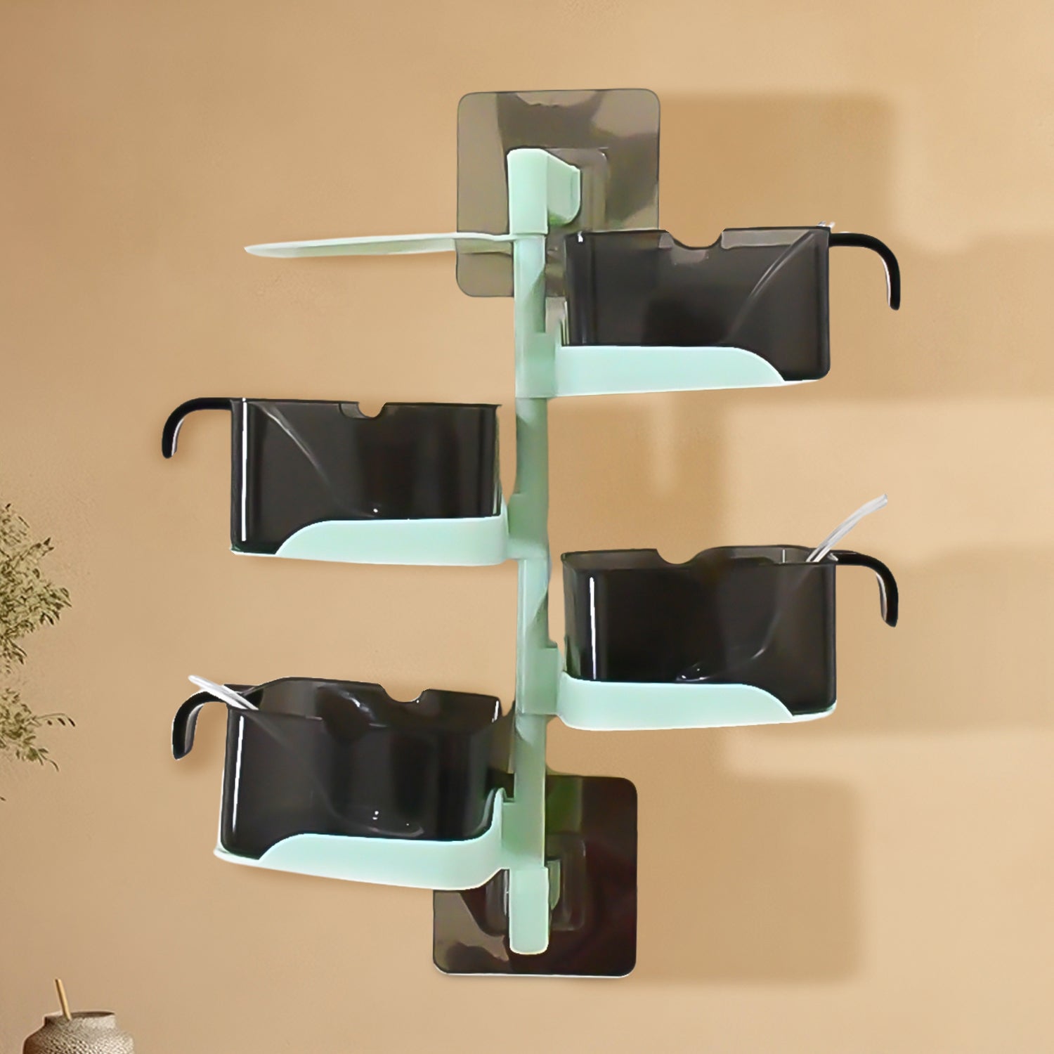 Rotating Spice Rack with 5 Sections Rotating Spice Rack with 5 Sections